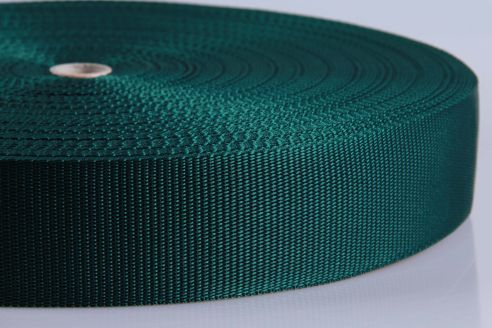 PP-Gurtband | Art. 9102 | dunkelgrün | Breite 50 mm | 1,6 mm stark | 50 mtr. Rolle | LETZTE ROLLE