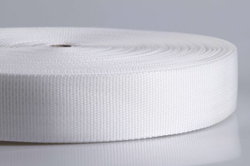 PP-Gurtband | Art. 9102 | weiss | Breite 50 mm | 1,6 mm stark | 50 mtr. Rolle